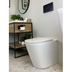 Zara 99 Rimless Floor-mount Toilet Pan Only